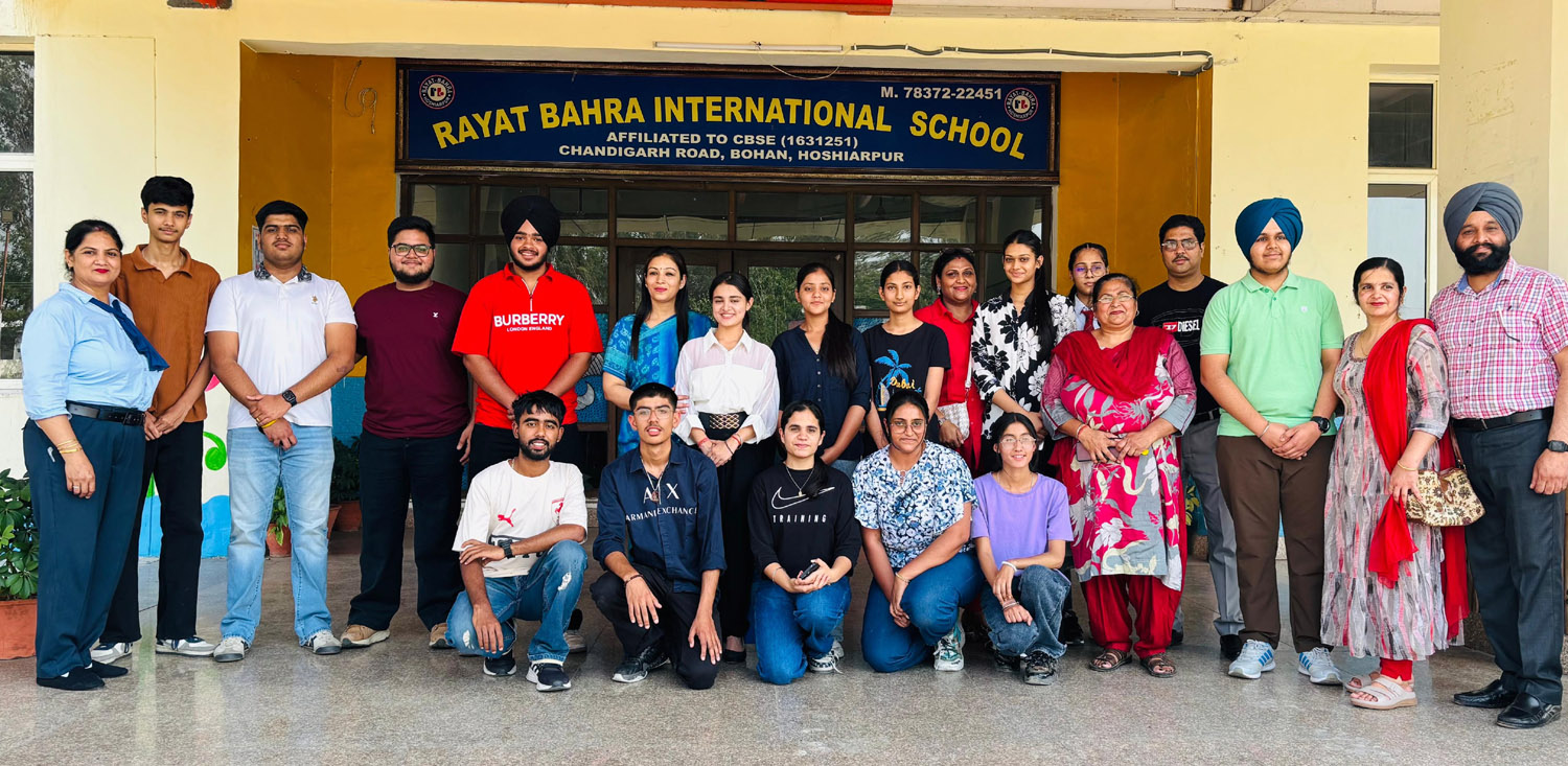 Rayat Bahra International School students performed brilliantly in CBSE examination, result was 100 percent.